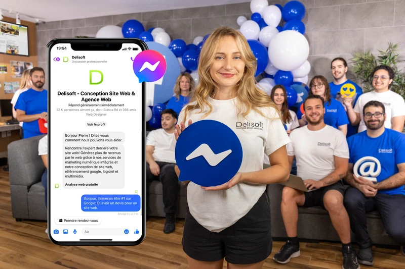 Équipe Delisoft spécialisée en Facebook Ads